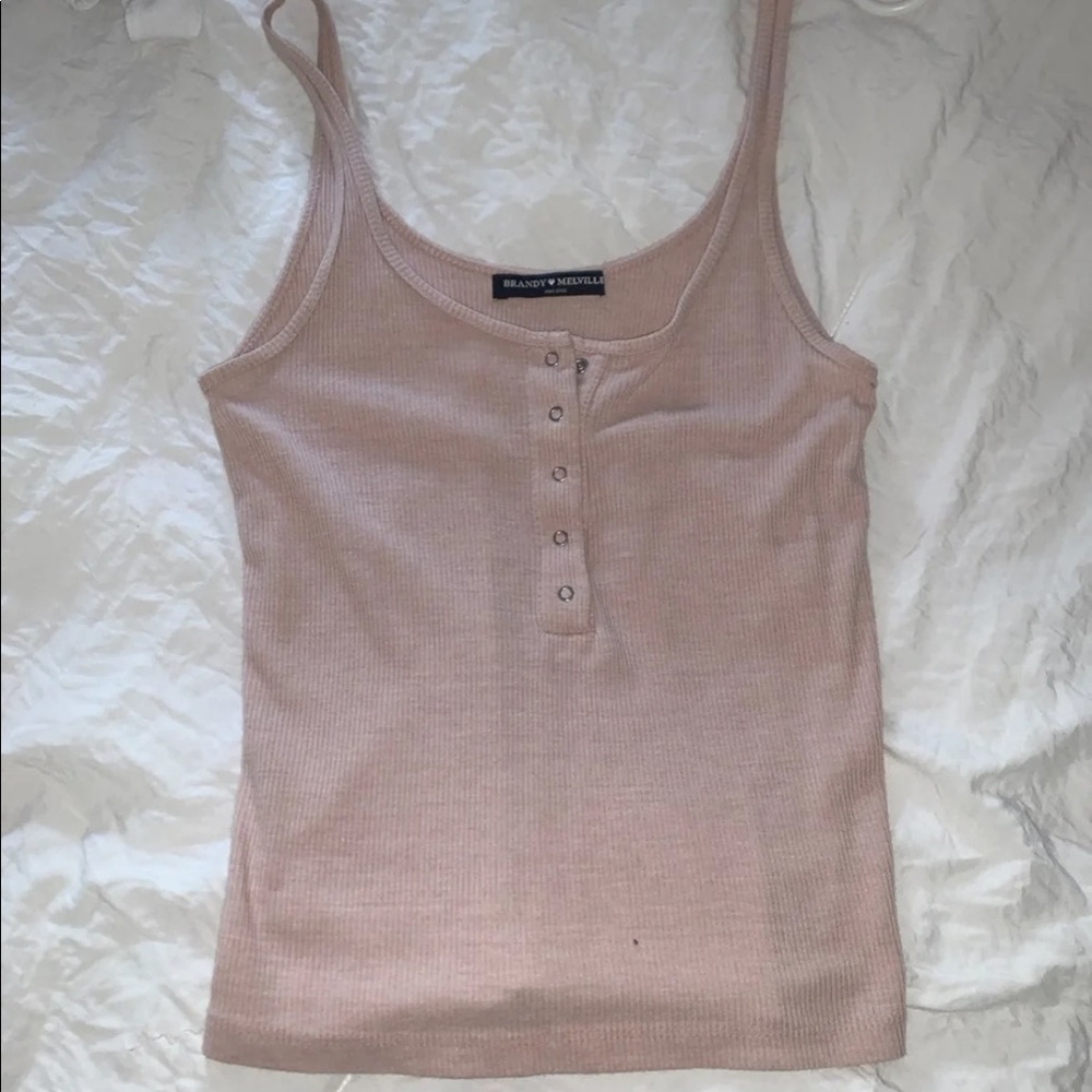 light pink brandy melville tank